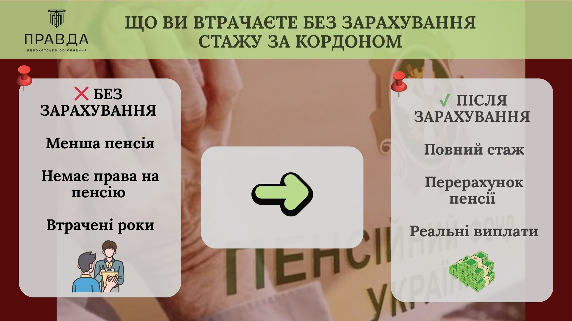 Що ви втрачаєте без зарахування стажу за кордоном