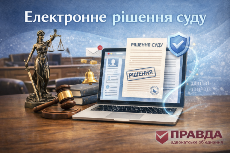 Електронне рішення суду
