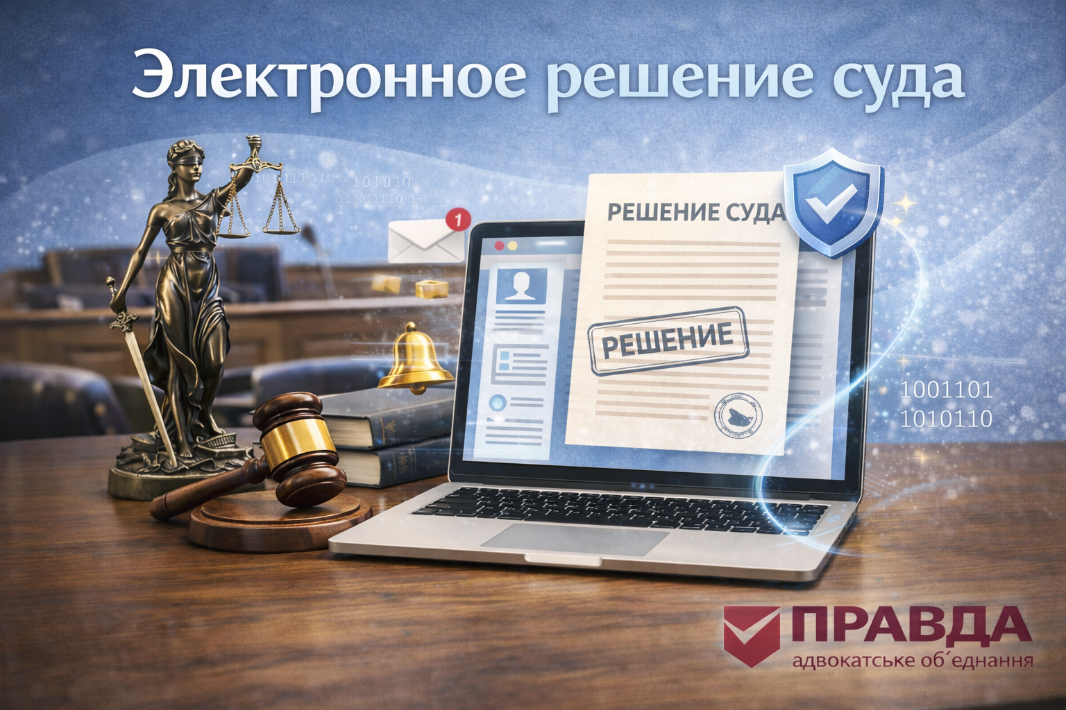 Электронное решение суда