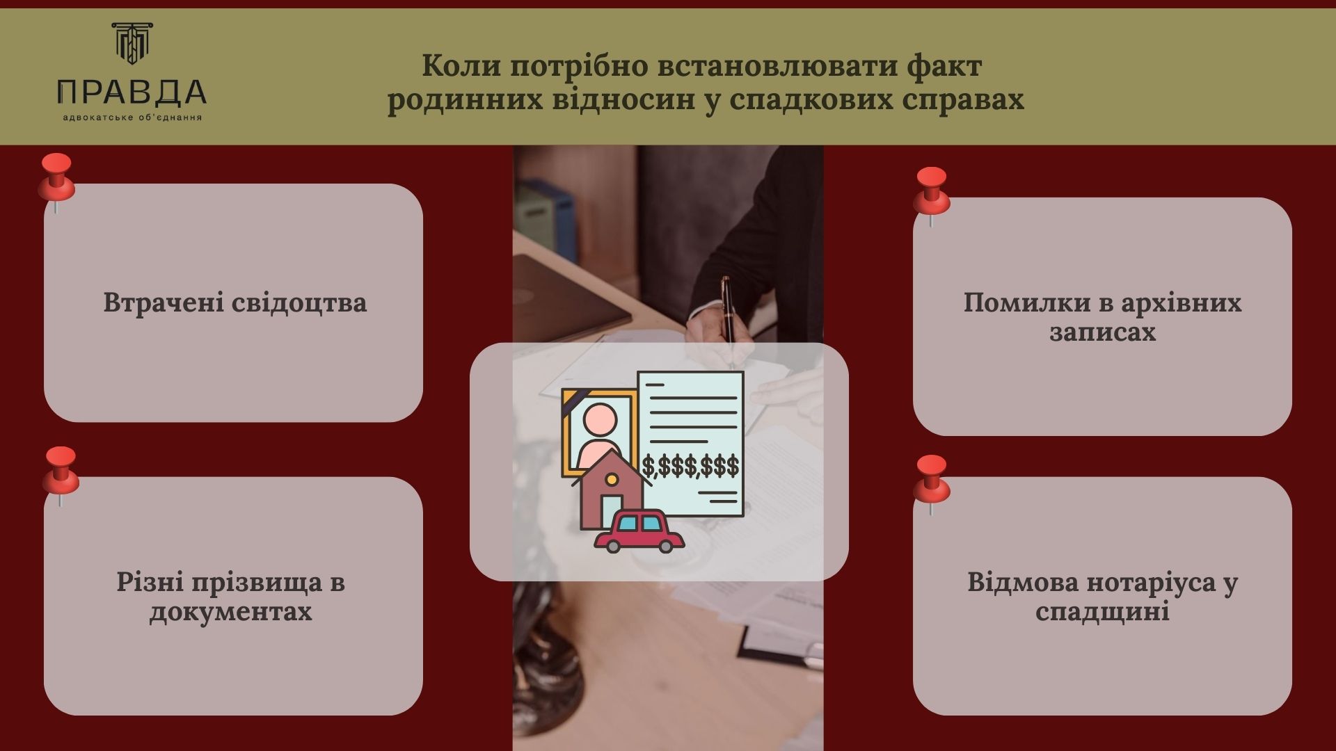 Коли потрібно встановлювати факт родинних відосин у спадкових справах