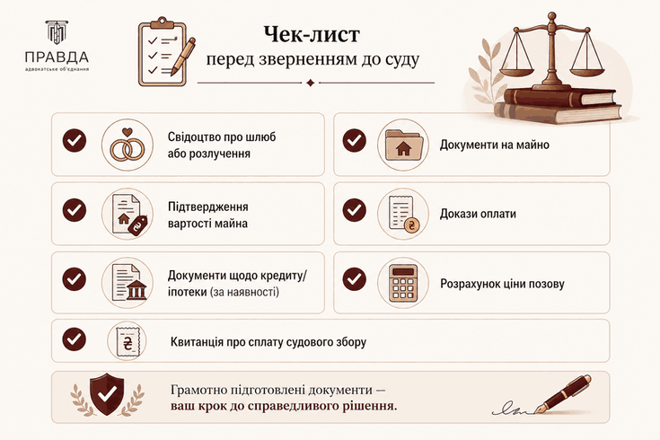 Які документи потрібні для подання позову