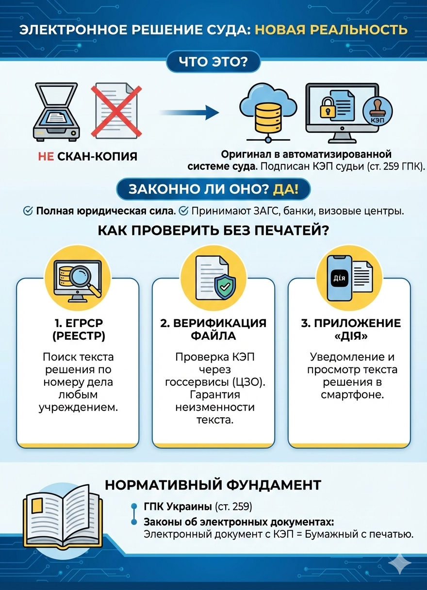 Электронное решение суда, законно ли оно? АО Правда.