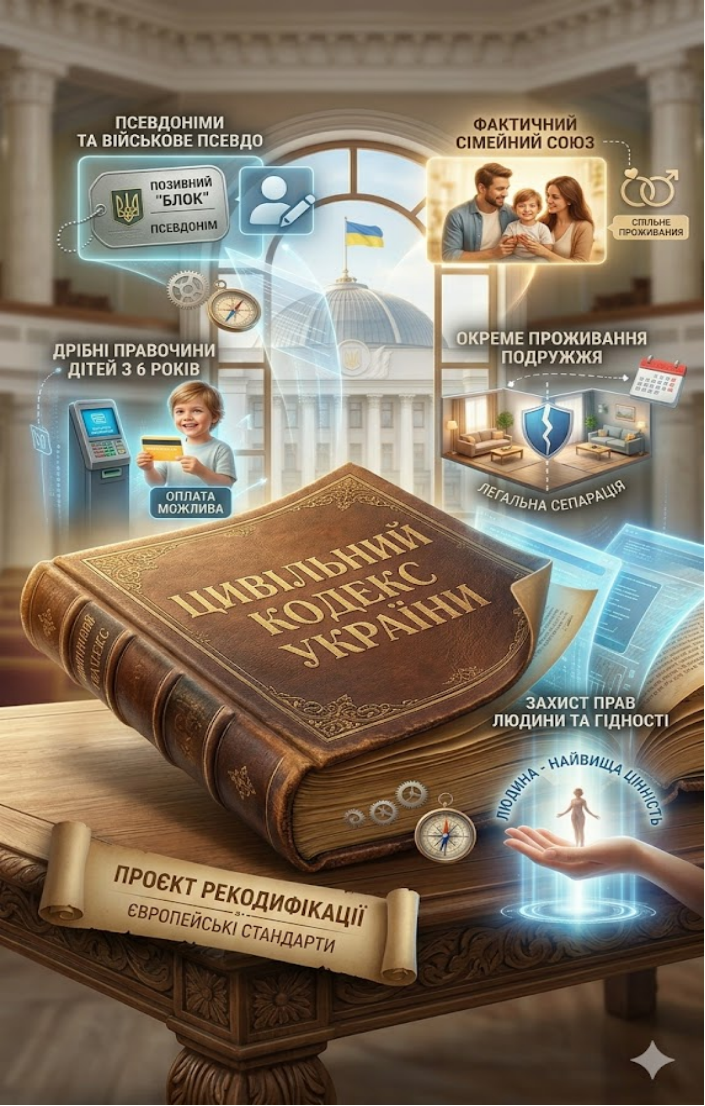 Новый Гражданский кодекс Украины, будущие изменения.